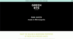 Desktop Screenshot of greenbeejuicery.com