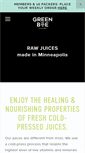 Mobile Screenshot of greenbeejuicery.com